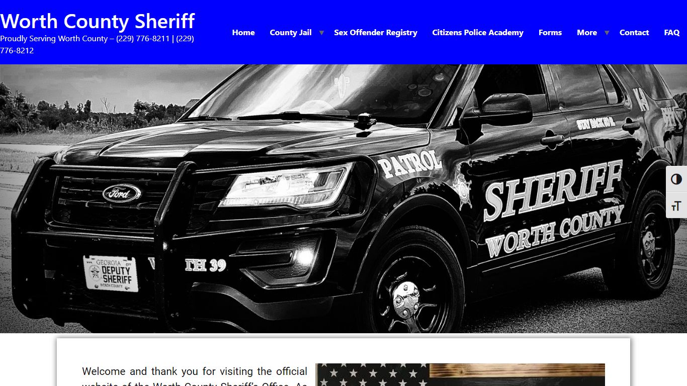 Home | Worth County Sheriff